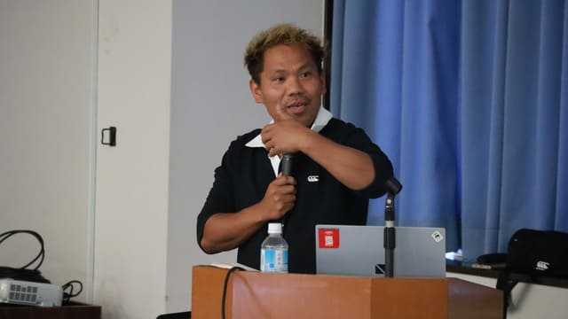 講演の石井さんの写真